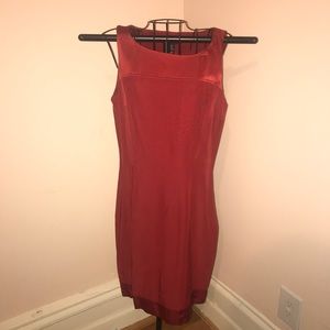 Red H&M shift dress